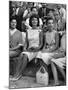 Jackie Kennedy and Her Sister Princess Lee Radziwill in Epidaurus Thetare to Attend Tragedy Electra-null-Mounted Photo