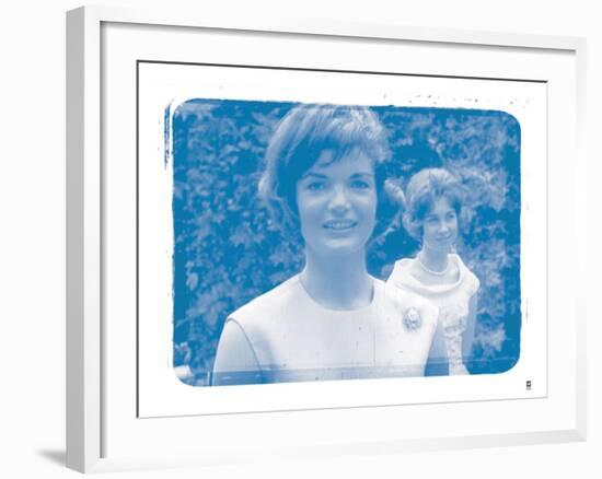 Jackie Kennedy I In Colour-British Pathe-Framed Giclee Print