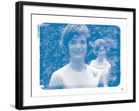 Jackie Kennedy I In Colour-British Pathe-Framed Giclee Print