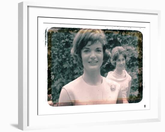 Jackie Kennedy I-British Pathe-Framed Giclee Print