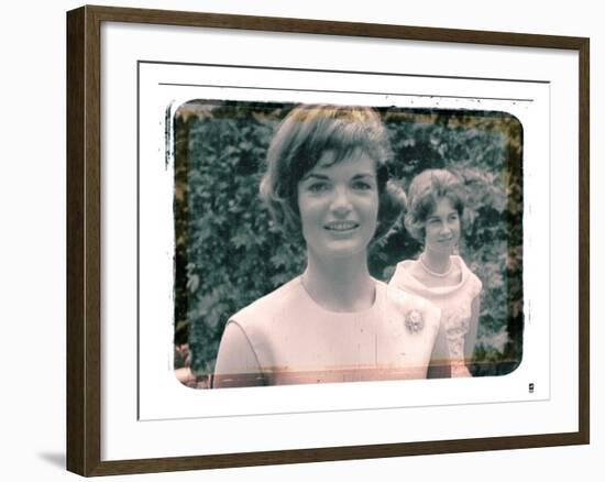 Jackie Kennedy I-British Pathe-Framed Giclee Print