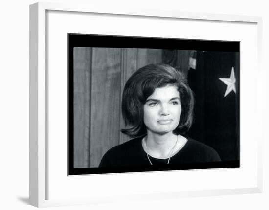 Jackie Kennedy III-British Pathe-Framed Giclee Print