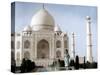 Jackie Kennedy in Front of the Taj Mahal, 15th March, 1962-null-Stretched Canvas