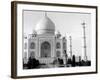 Jackie Kennedy in Front of the Taj Mahal, India, March 15, 1962-null-Framed Photo