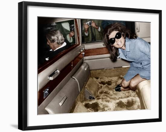 Jackie Kennedy Onassis-null-Framed Photo