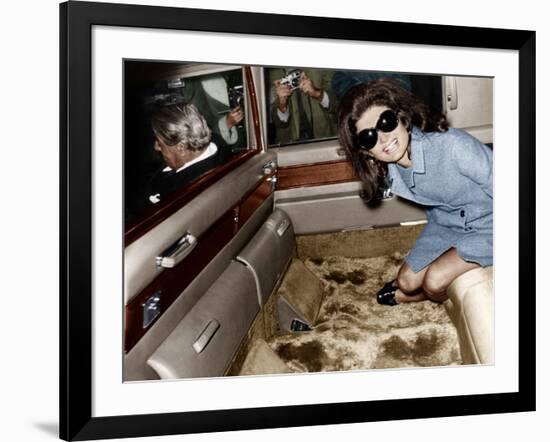 Jackie Kennedy Onassis-null-Framed Photo