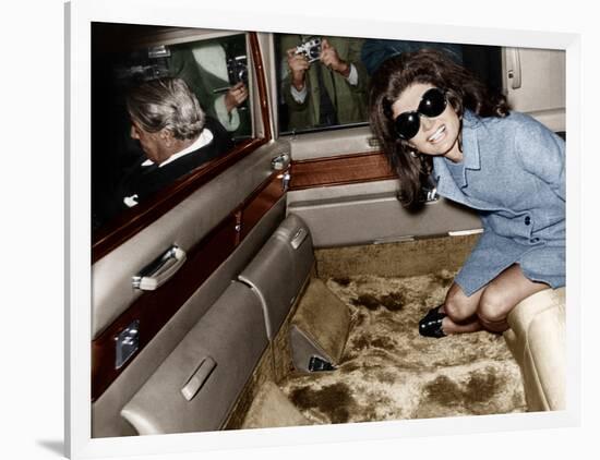 Jackie Kennedy Onassis-null-Framed Photo