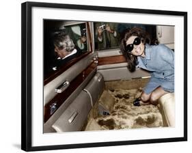 Jackie Kennedy Onassis-null-Framed Photo