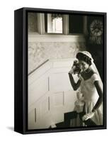 Jackie Kennedy Throwing the Bouquet-Toni Frissell-Framed Stretched Canvas