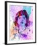 Jackie Kennedy Watercolor-Anna Malkin-Framed Art Print