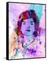 Jackie Kennedy Watercolor-Anna Malkin-Framed Stretched Canvas