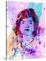 Jackie Kennedy Watercolor-Anna Malkin-Stretched Canvas