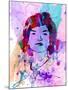 Jackie Kennedy Watercolor-Anna Malkin-Mounted Art Print