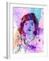 Jackie Kennedy Watercolor-Anna Malkin-Framed Art Print