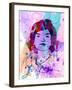 Jackie Kennedy Watercolor-Anna Malkin-Framed Art Print