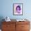Jackie Kennedy Watercolor-Anna Malkin-Framed Art Print displayed on a wall