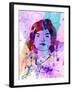 Jackie Kennedy Watercolor-Anna Malkin-Framed Art Print