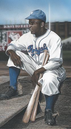 Jackie Robinson Minor League Royals' Giclee Print - Darryl Vlasak
