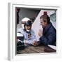 Jackie Stewart and Graham Hill Chatting, Monaco Grand Prix, Monte Carlo, 1966-null-Framed Photographic Print