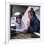 Jackie Stewart and Graham Hill Chatting, Monaco Grand Prix, Monte Carlo, 1966-null-Framed Photographic Print