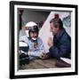 Jackie Stewart and Graham Hill Chatting, Monaco Grand Prix, Monte Carlo, 1966-null-Framed Photographic Print