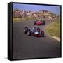 Jackie Stewart in a BRM, at the Dutch Grand Prix, Zandvoort, Holland, 1966-null-Framed Stretched Canvas