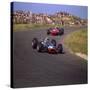 Jackie Stewart in a BRM, at the Dutch Grand Prix, Zandvoort, Holland, 1966-null-Stretched Canvas