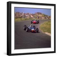 Jackie Stewart in a BRM, at the Dutch Grand Prix, Zandvoort, Holland, 1966-null-Framed Photographic Print