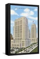 Jackson County Courthouse, Kansas City-null-Framed Stretched Canvas