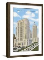 Jackson County Courthouse, Kansas City-null-Framed Art Print