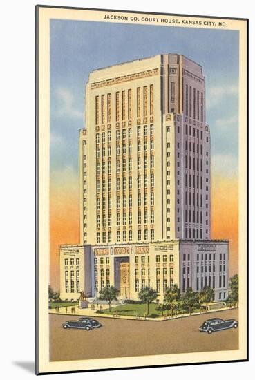 Jackson County Courthouse, Kansas City-null-Mounted Art Print