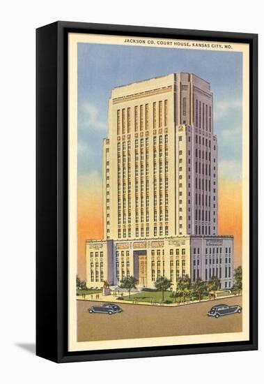 Jackson County Courthouse, Kansas City-null-Framed Stretched Canvas