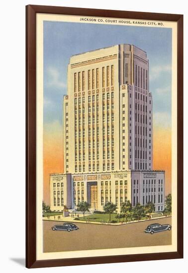Jackson County Courthouse, Kansas City-null-Framed Art Print