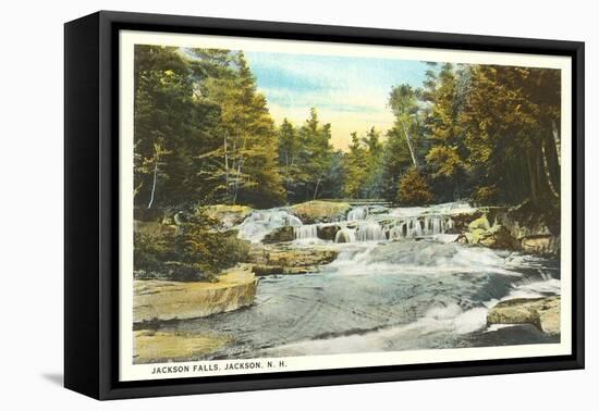 Jackson Falls, Jackson, New Hampshire-null-Framed Stretched Canvas