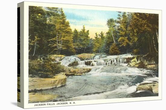 Jackson Falls, Jackson, New Hampshire-null-Stretched Canvas