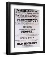 Jackson Forever', Presidential Campaign Poster-null-Framed Giclee Print