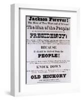 Jackson Forever', Presidential Campaign Poster-null-Framed Giclee Print