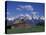 Jackson Hole Homestead and Grand Teton Range, Grand Teton National Park, Wyoming, USA-Jamie & Judy Wild-Stretched Canvas