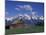 Jackson Hole Homestead and Grand Teton Range, Grand Teton National Park, Wyoming, USA-Jamie & Judy Wild-Mounted Photographic Print