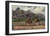 Jackson Hole, WY - Church of the Transfiguration-Lantern Press-Framed Art Print