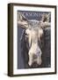 Jackson Hole, Wyoming - Moose Up Close-Lantern Press-Framed Art Print