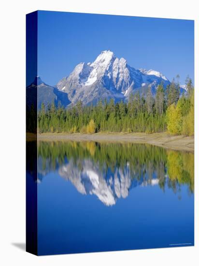 Jackson Lake, Colter Bay, Grand Teton National Park, Wyoming, USA-Rolf Richardson-Stretched Canvas