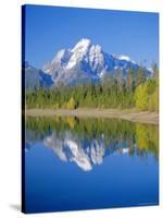 Jackson Lake, Colter Bay, Grand Teton National Park, Wyoming, USA-Rolf Richardson-Stretched Canvas