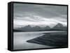 Jackson Lake, Grand Teton National Park, Wyoming, USA-Walter Bibikow-Framed Stretched Canvas