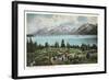 Jackson Lake, Grand Tetons-null-Framed Art Print