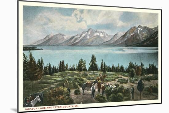 Jackson Lake, Grand Tetons-null-Mounted Premium Giclee Print