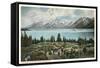 Jackson Lake, Grand Tetons-null-Framed Stretched Canvas