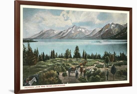 Jackson Lake, Grand Tetons-null-Framed Art Print