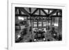 Jackson Lake Lodge Grand Tetons BW-Steve Gadomski-Framed Photographic Print