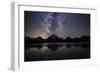 Jackson Lake Milky Way-Darren White Photography-Framed Photographic Print